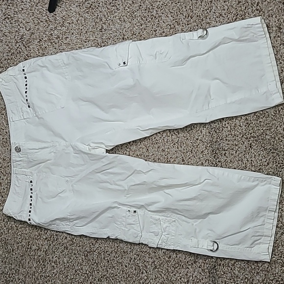 White House Black Market Pants - White House Black Market Adjustable Cropped Pants